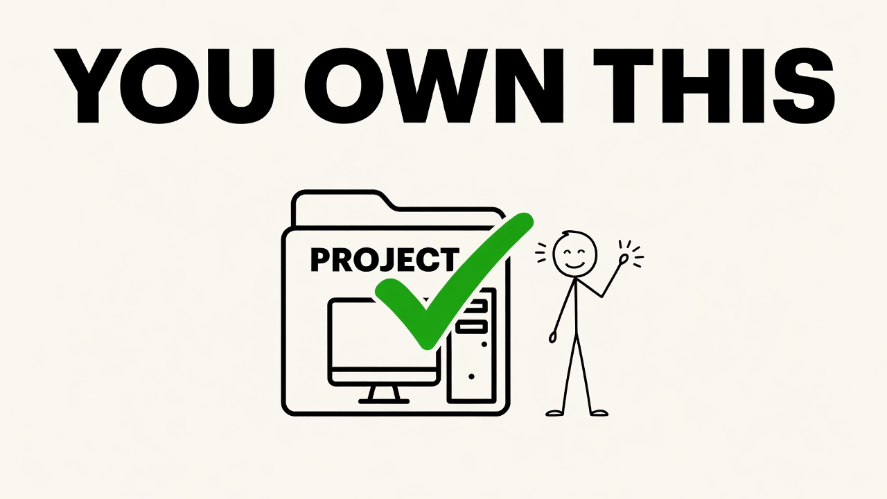 You own this project and computer